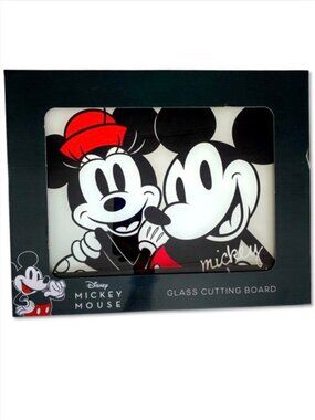 Disney "Mickey Mouse" Glass Cutting Board New